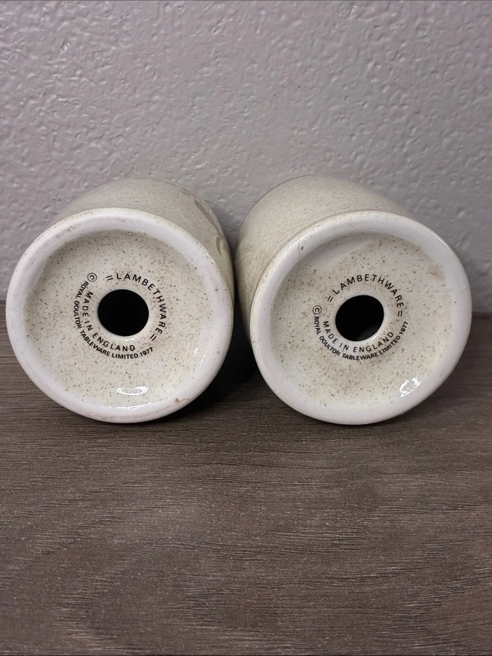 Royal Doulton Sandsprite Pattern Salt & Pepper Shakers